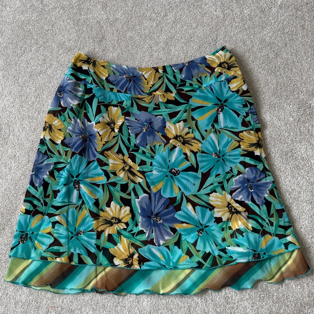 Requirements Floral tropical print Skirt SZXL